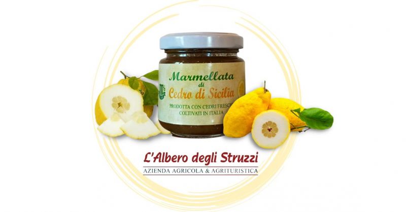 Occasione acquisto online Marmellata di Cedri di Sicilia 200 gr produzione propria